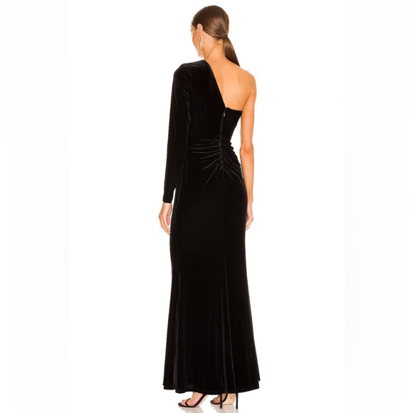 BCBGMAXAZRIA Long Sleeve Gown - Picture 2 of 3